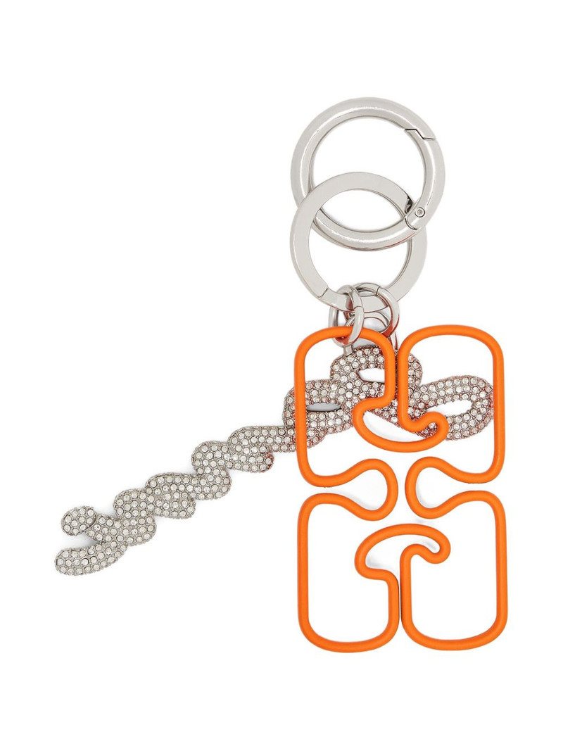 chain-embellished keyring 1