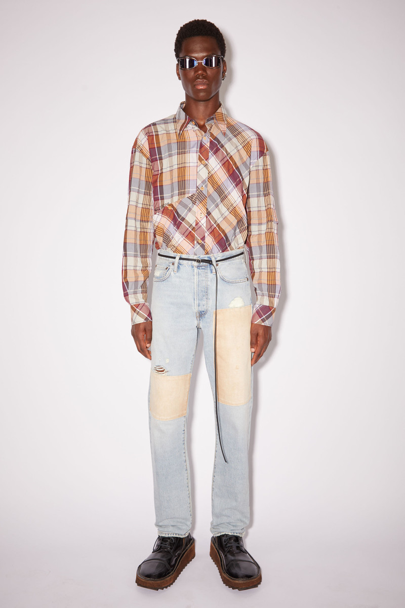 Thin buckle belt - Black 3