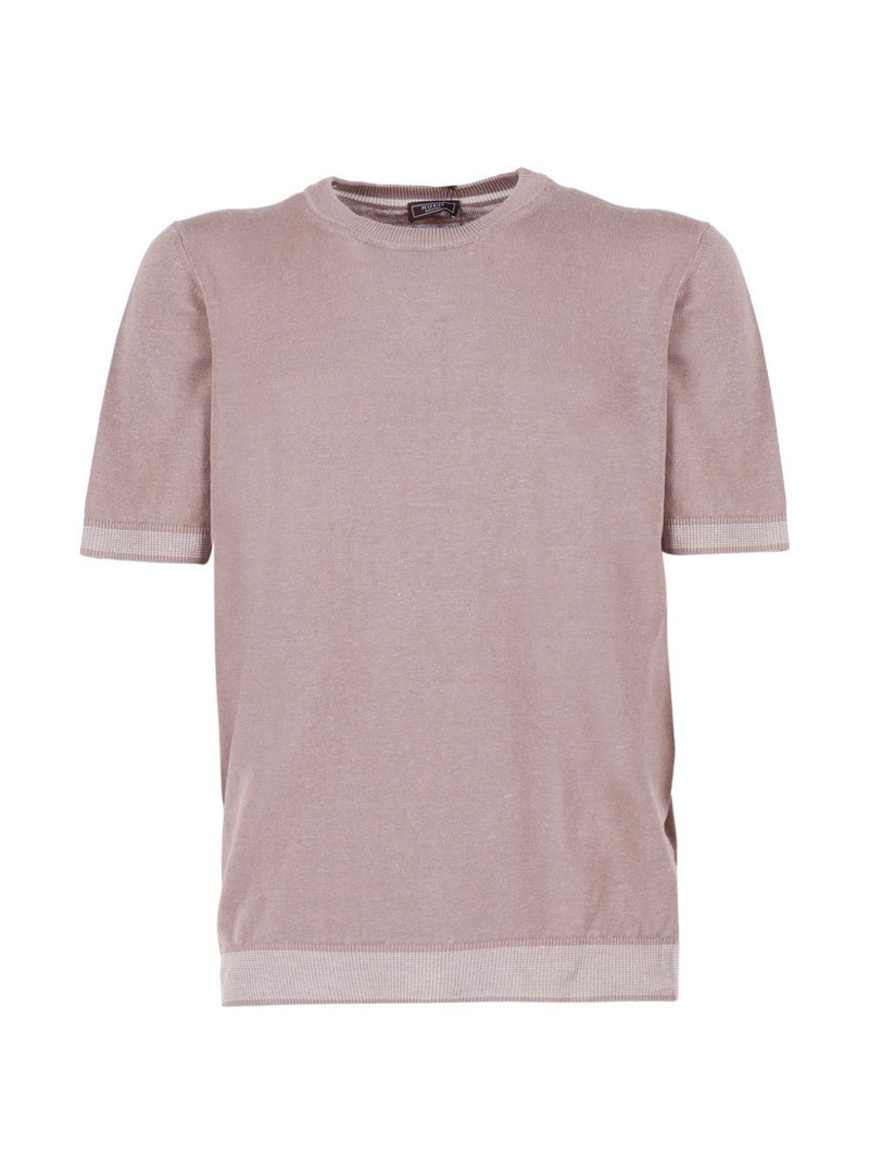 knitted short-sleeve sweater 1