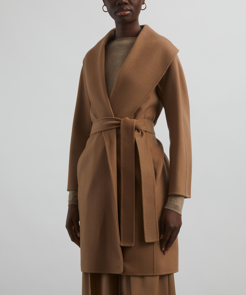 'S Max Mara Messi Double-Faced Short Wool Coat outlook