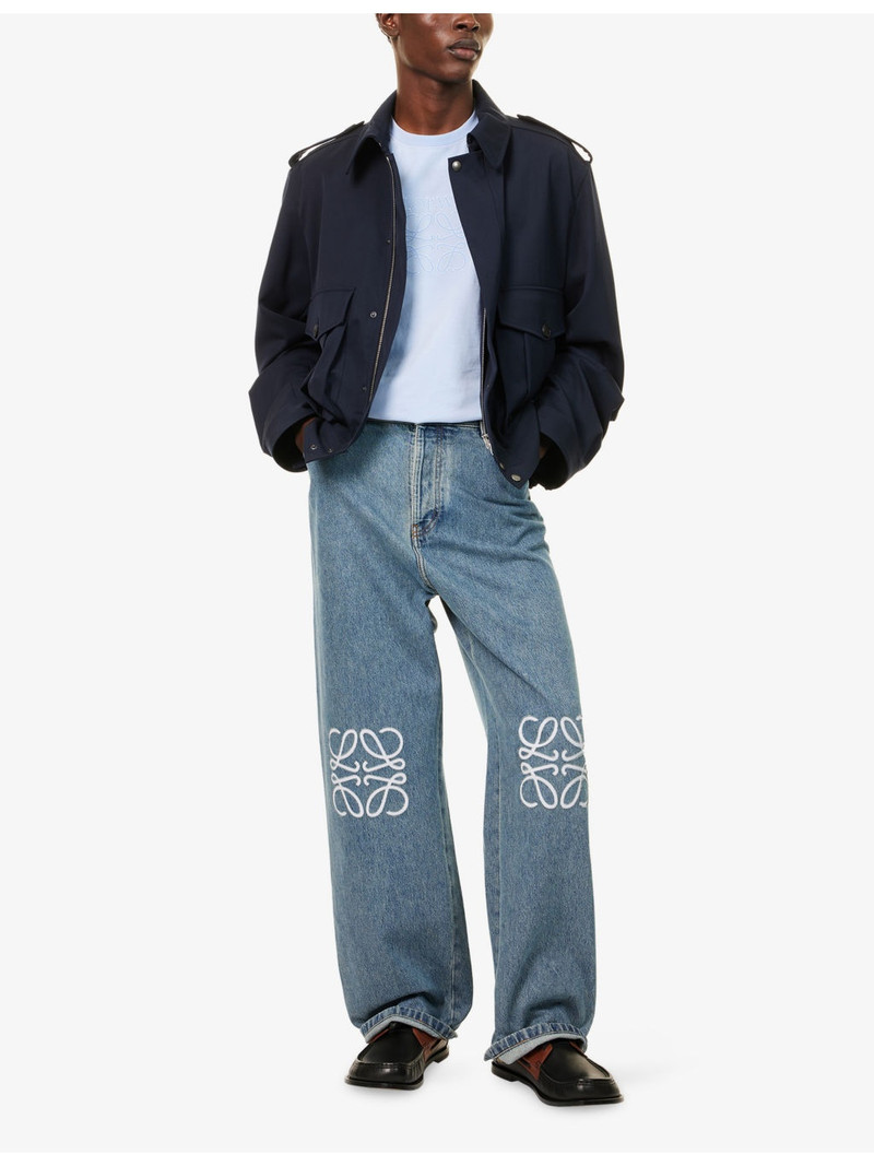 Loewe Brand-Embroidery Relaxed-Fit Cotton-Jersey T-Shirt outlook