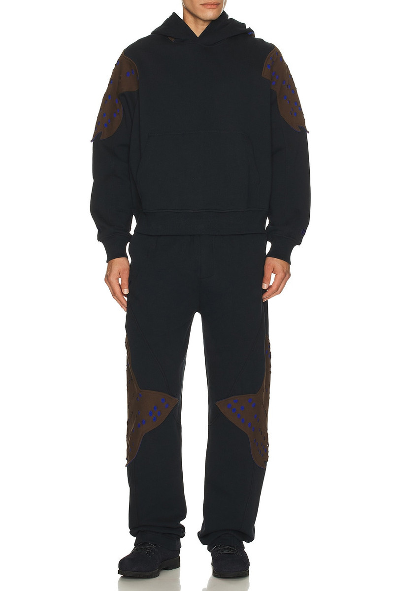 Kiko Kostadinov Perforated Fleece Hoodie outlook