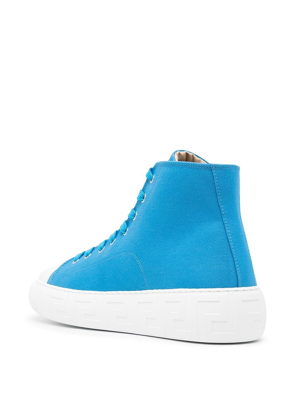 logo patch high-top sneakers - 3