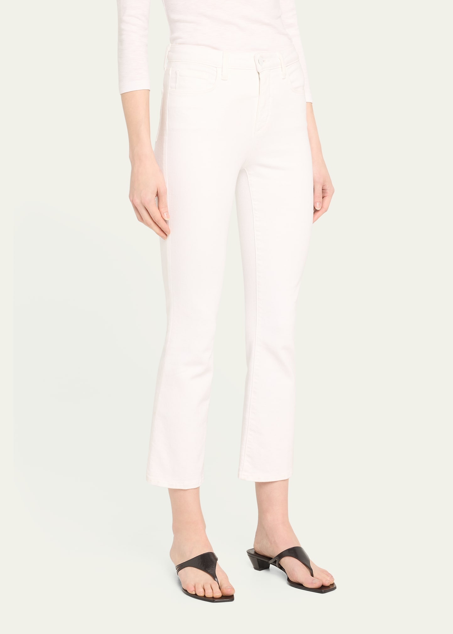 Mira Ultra High-Rise Crop Micro Bootcut Jeans - 4
