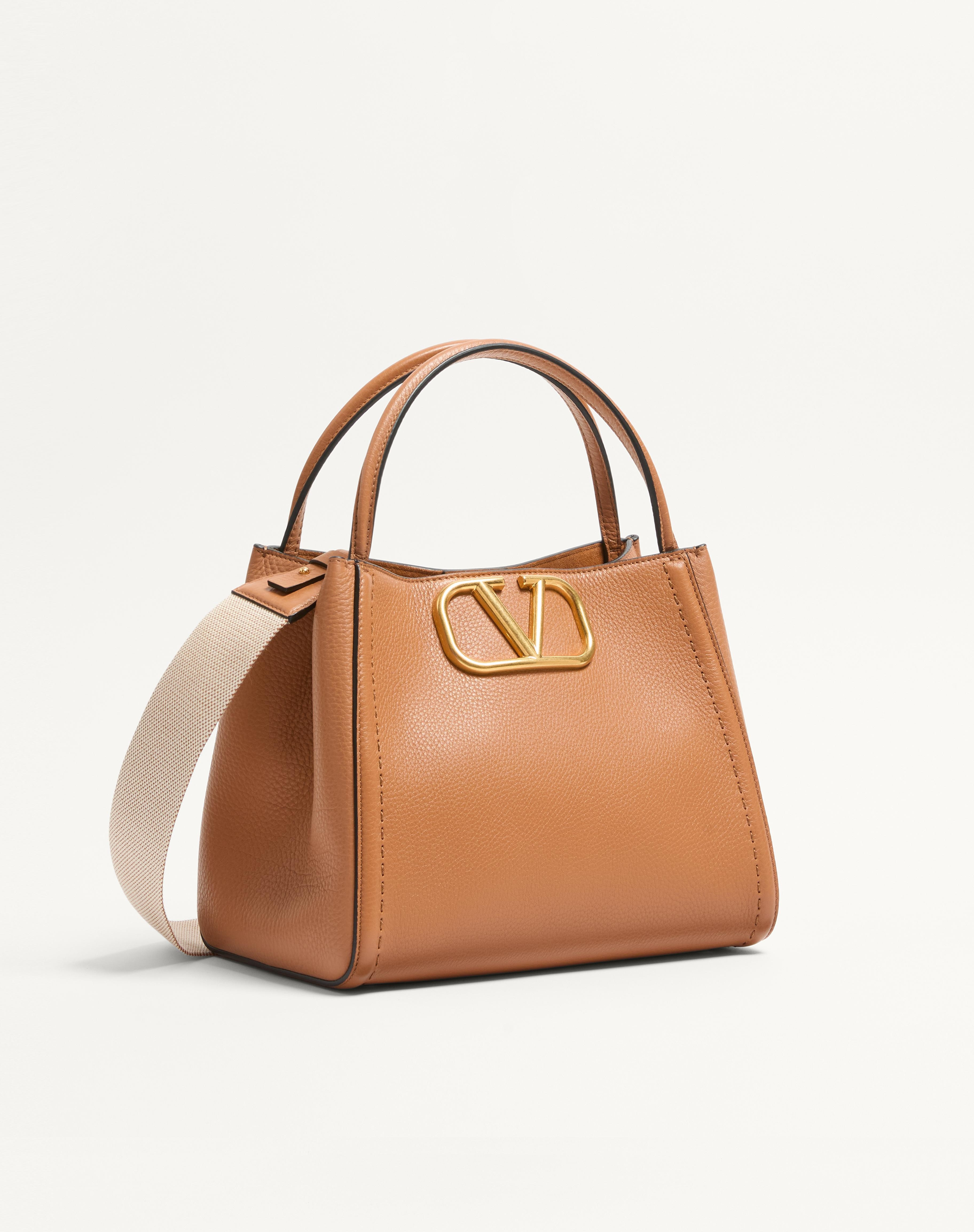 VALENTINO GARAVANI ALLTIME MEDIUM HANDBAG IN GRAINY CALFSKIN - 2