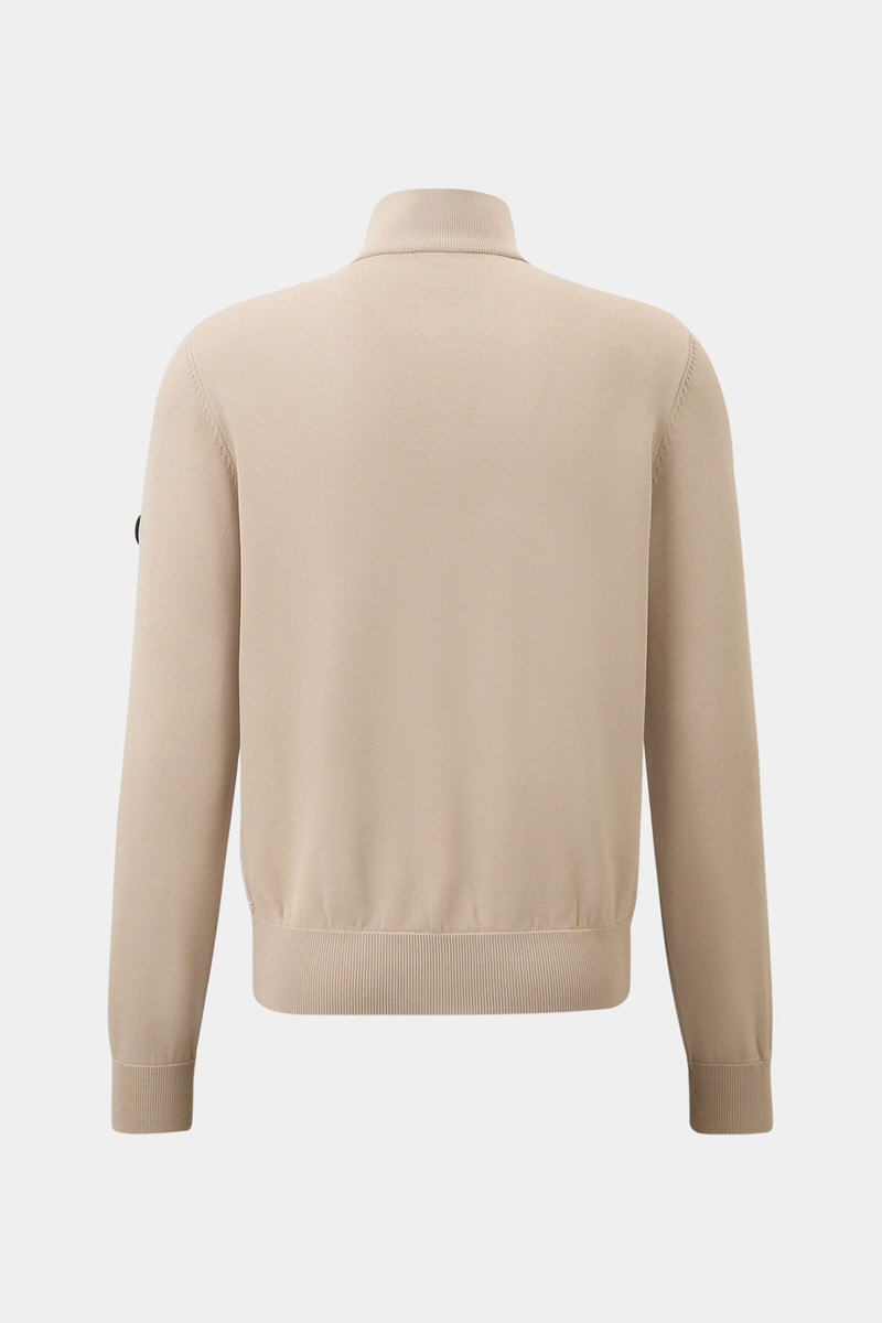 BOGNER Zisco hybrid knit jacket in Sand outlook