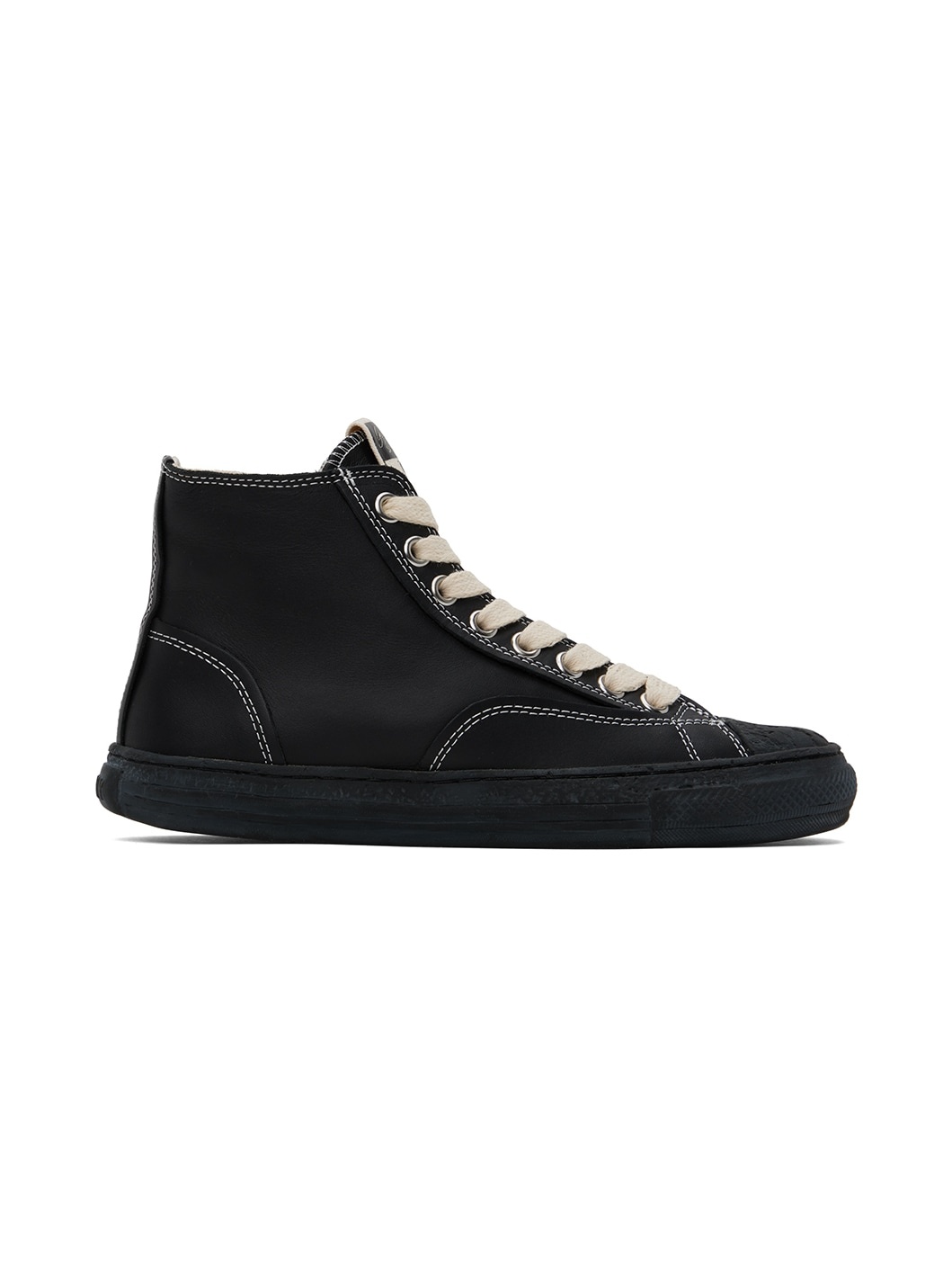 Black Past High-Top Sneakers - 1