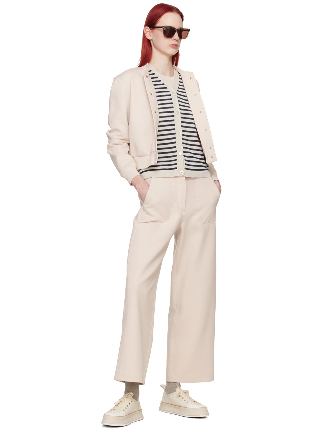 Beige Cupola Trousers - 4