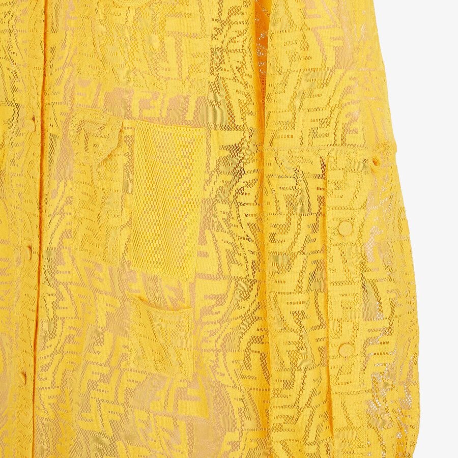 Yellow lace dress - 3