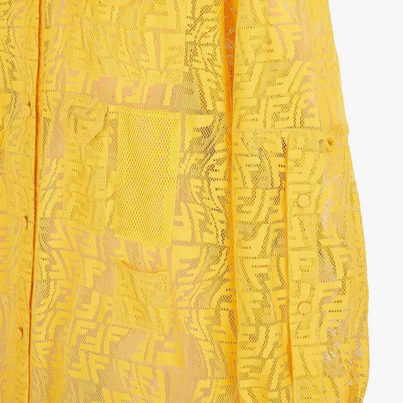 Yellow lace dress 3