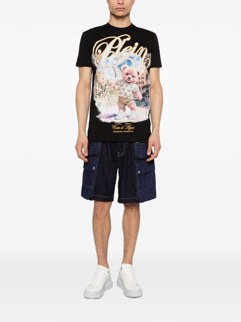 teddy-print T-shirt 1