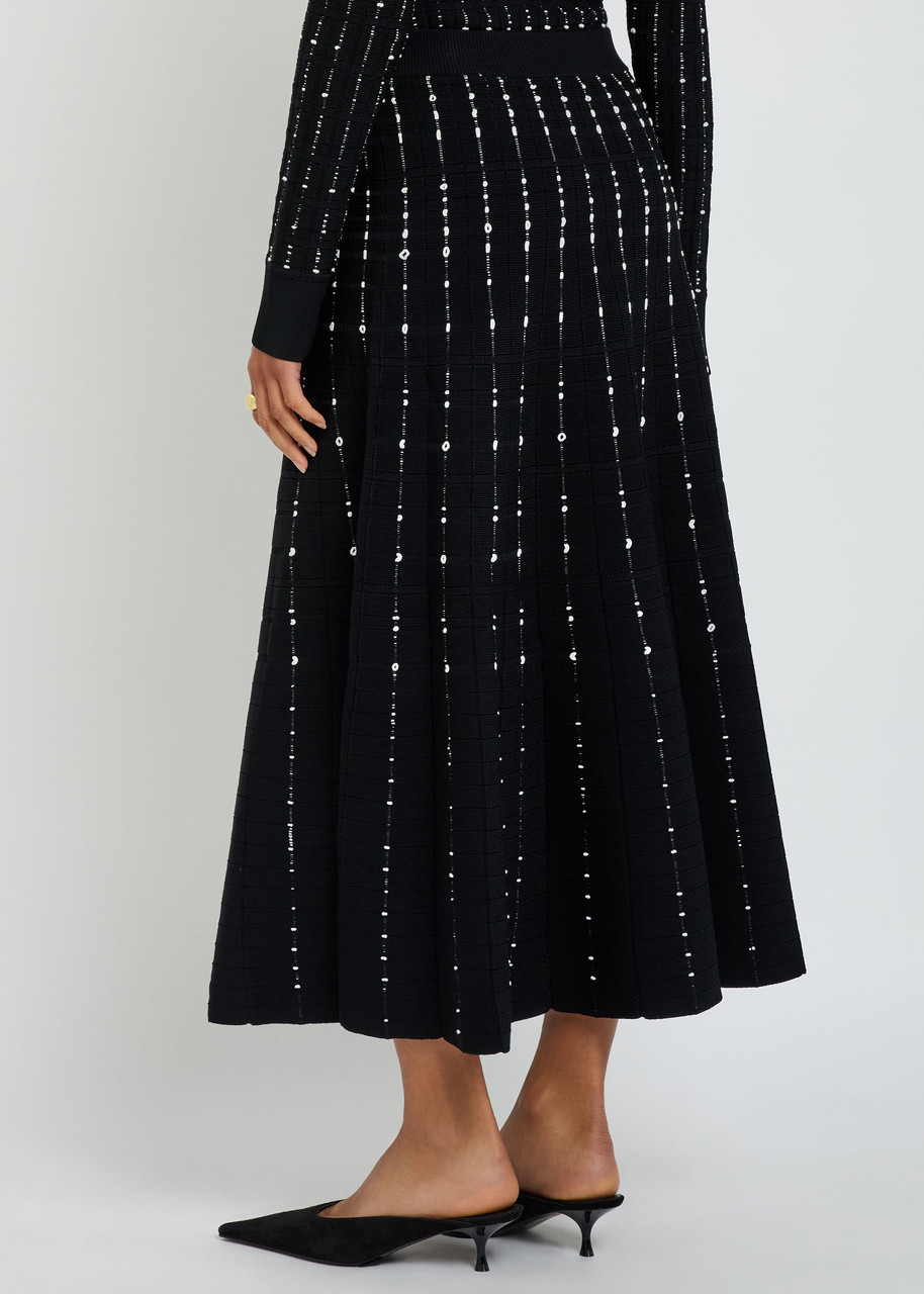 Joseph Stripe-embroidered Knit Maxi Skirt - 3