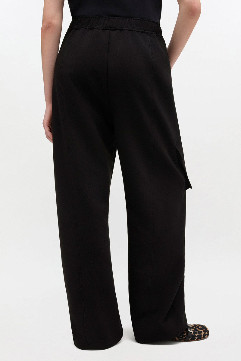 BLACK TWILL SUITING PANTS 4