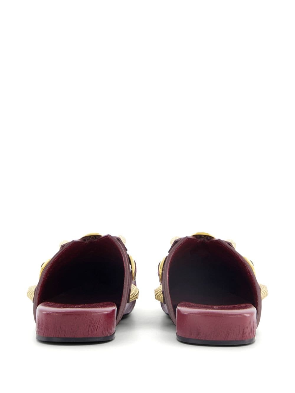 Cosy Cagole leather mules - 5