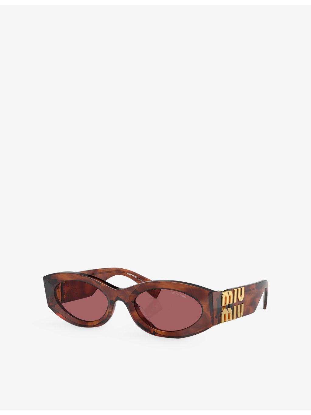 MU 11WS oval-shape acetate sunglasses - 2