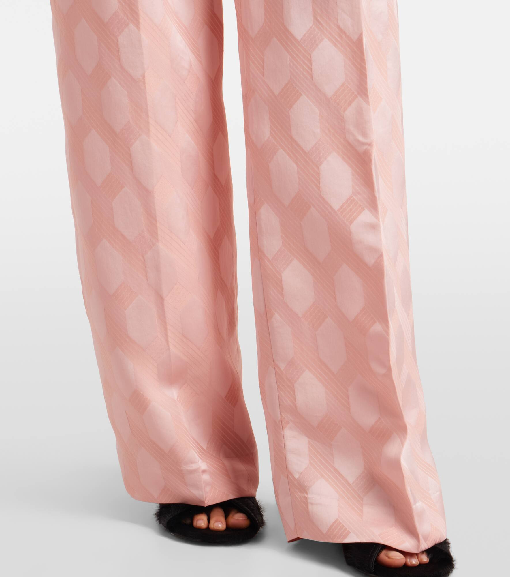Printed wide-leg pants - 5