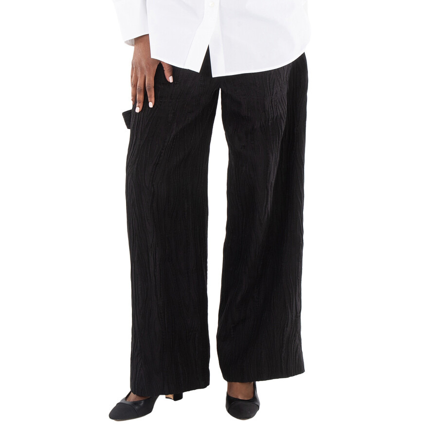 Stella Mccartney Net Sustain Organic Cotton-Blend Jacquard Pants - 5