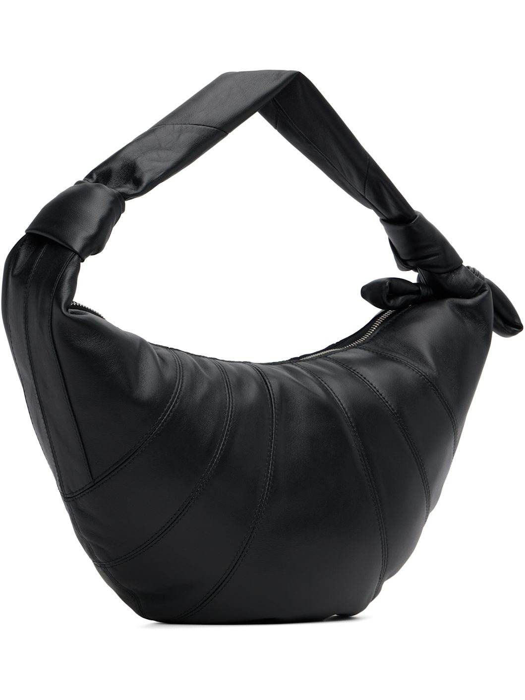 Black Fortune Croissant Bag - 3