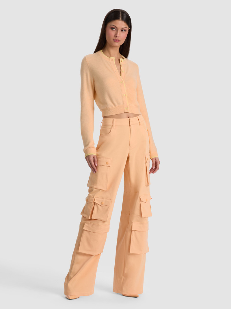 DOLLIE TWO TONE CASHMERE CARDIGAN 6