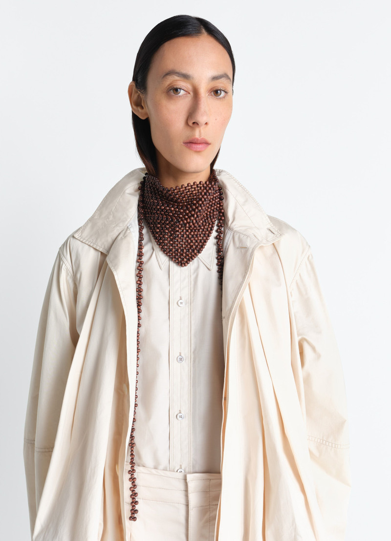 Lemaire WOODEN BEADS BANDANA NECKLACE outlook