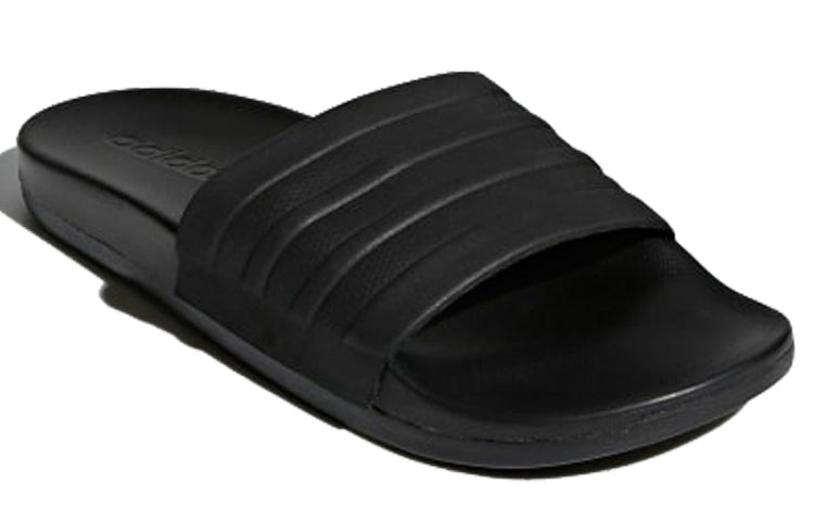 (WMNS) adidas Adilette Comfort Slides Black BB1095 - 2
