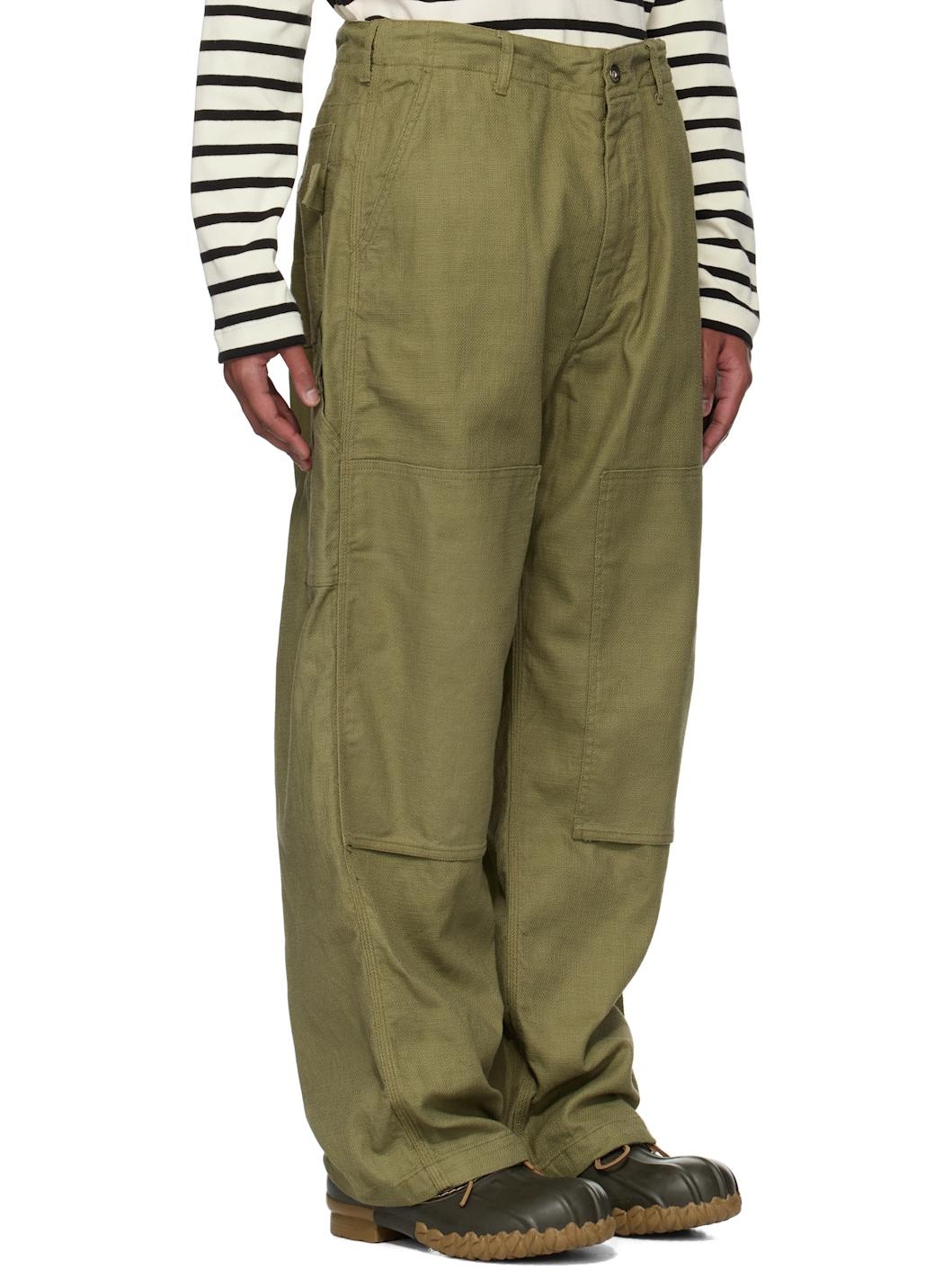 Khaki Painter Trousers - 2