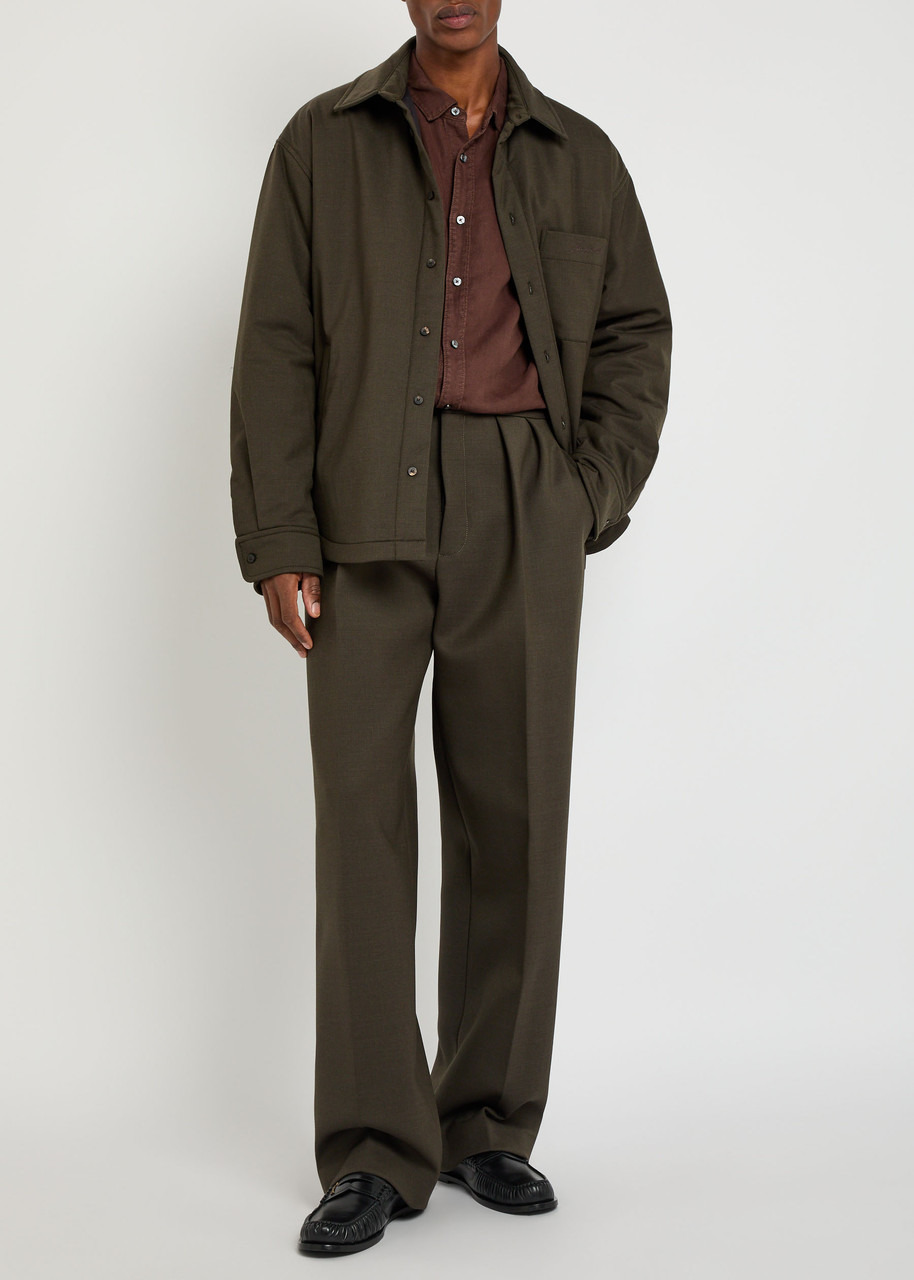 Jacquemus La Chemise Boulanger Quilted Stretch-wool Jacket - 4