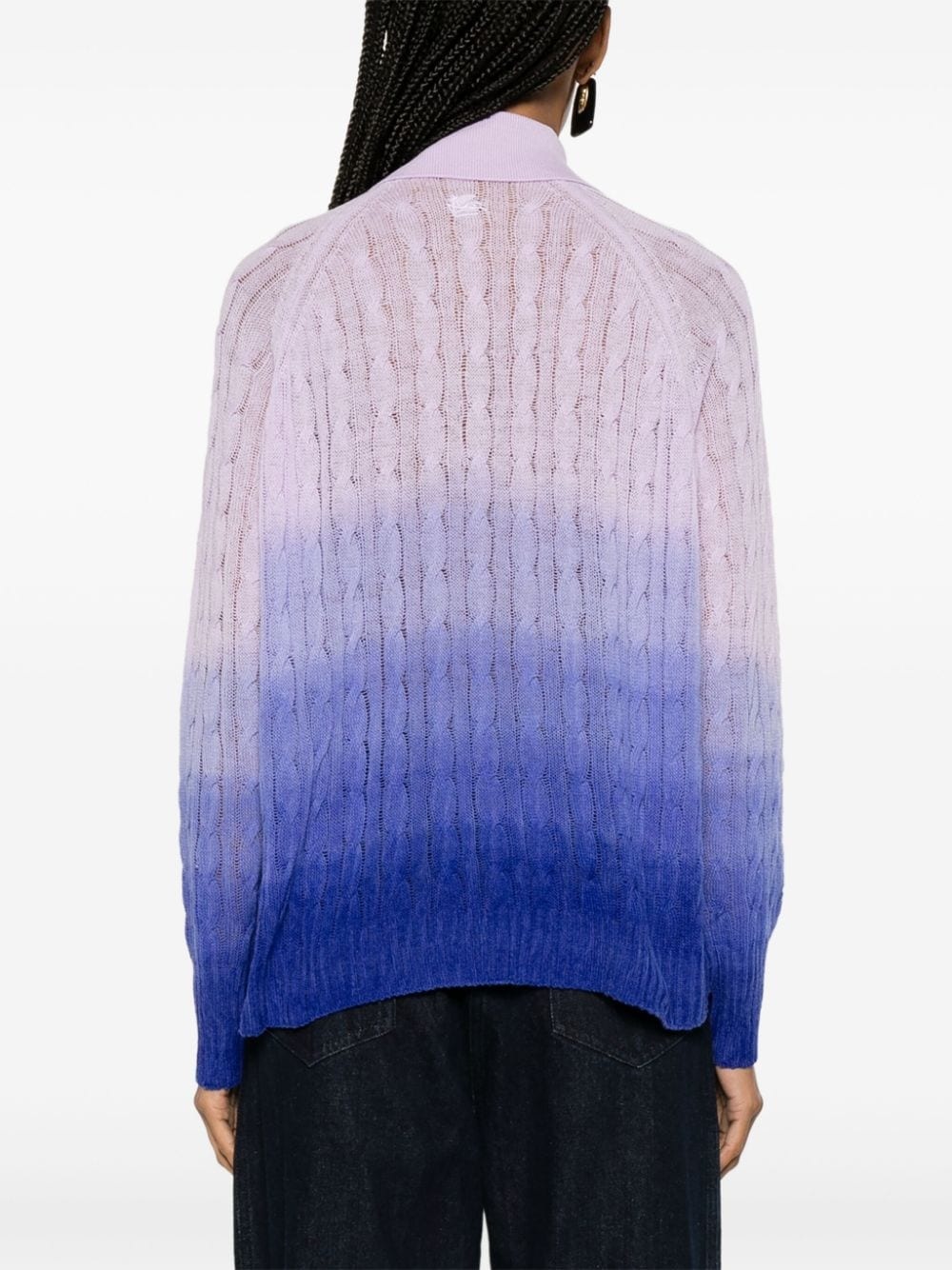 ombrÃ©-effect wool jumper - 4