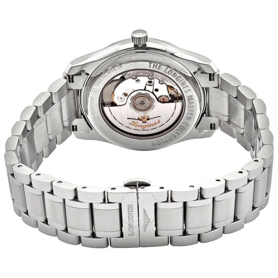 Longines Master Automatic Moonphase Silver Dial Men's Watch L29094786 - 3