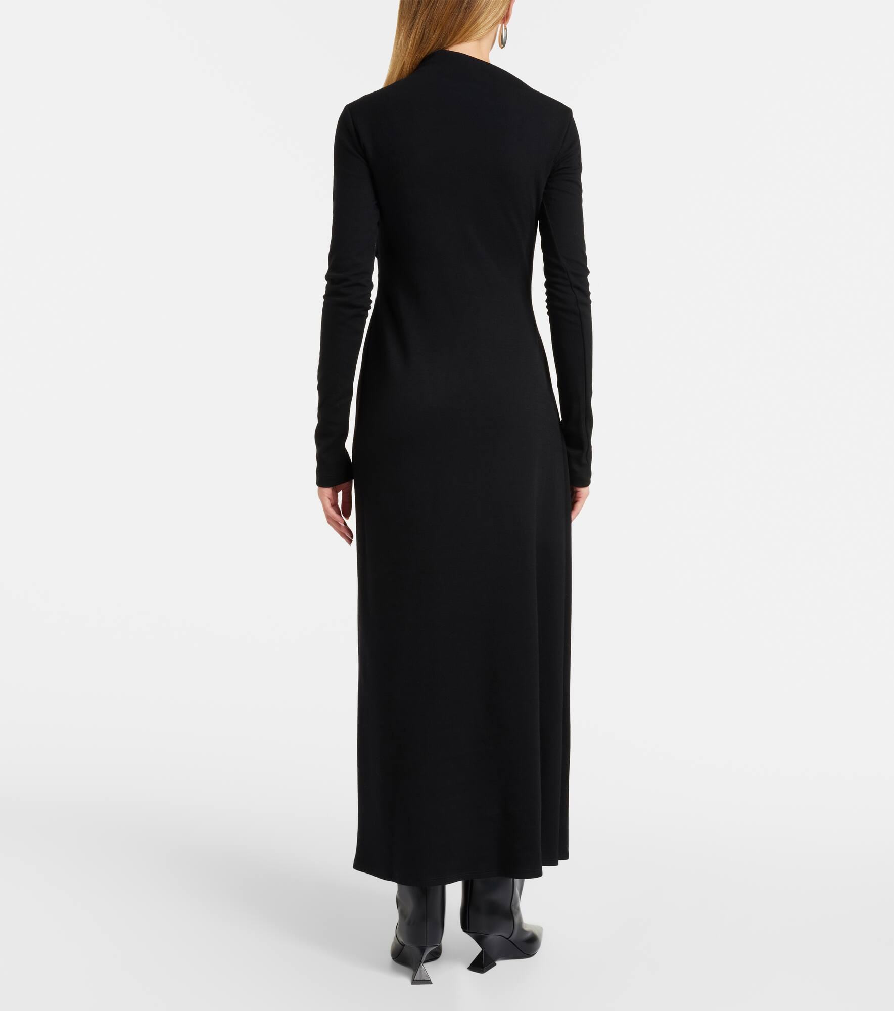 Edile wool and cotton-blend midi dress - 3