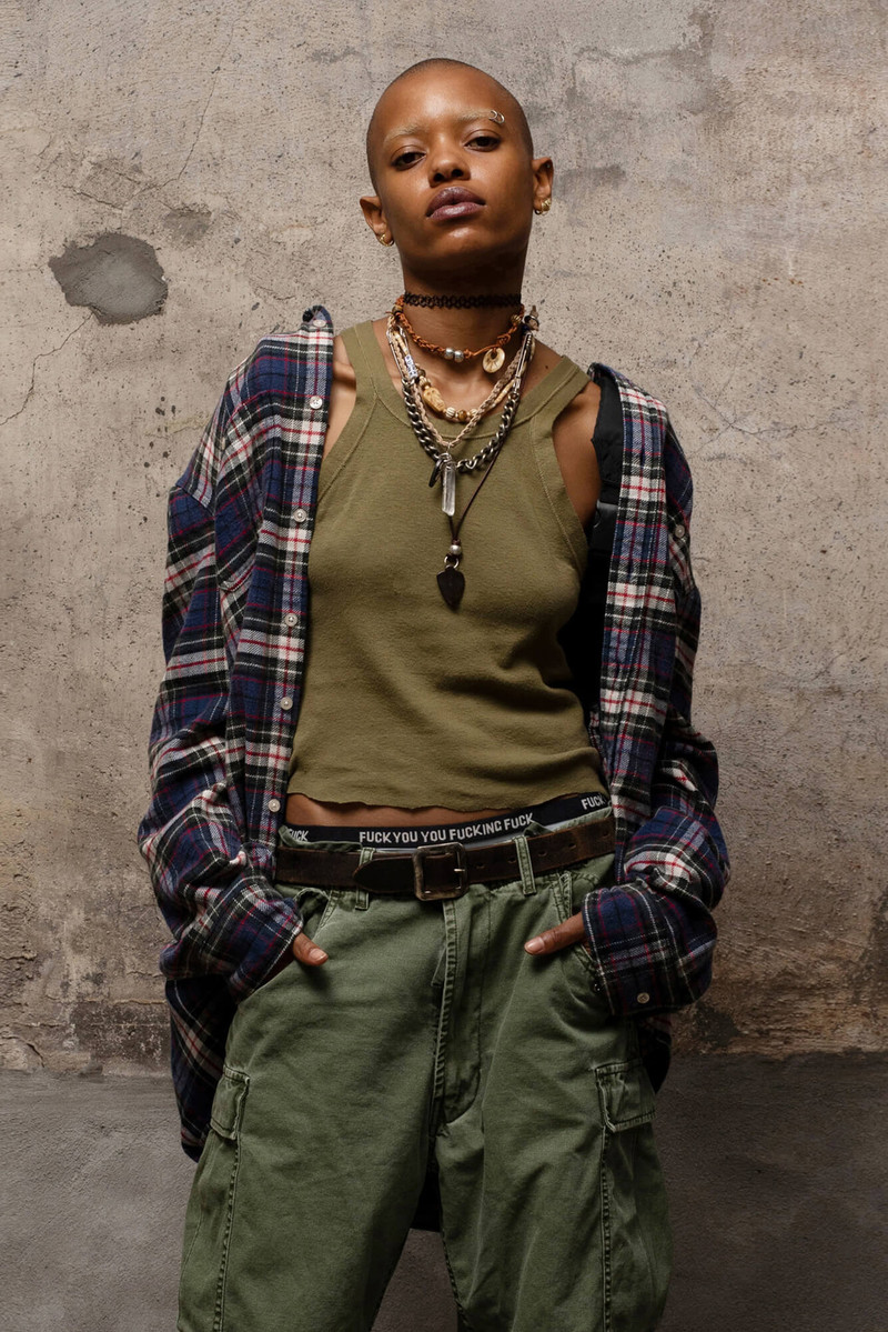 R13 BACKZIP WORKSHIRT outlook