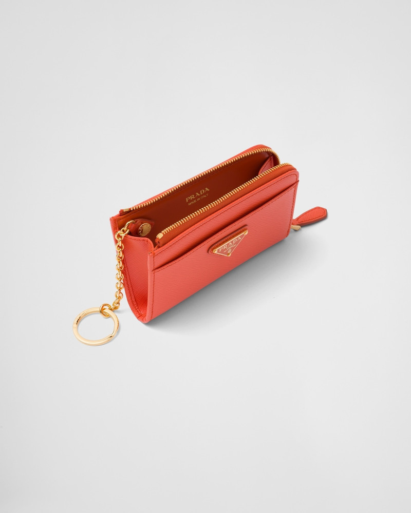 Prada Saffiano keychain outlook