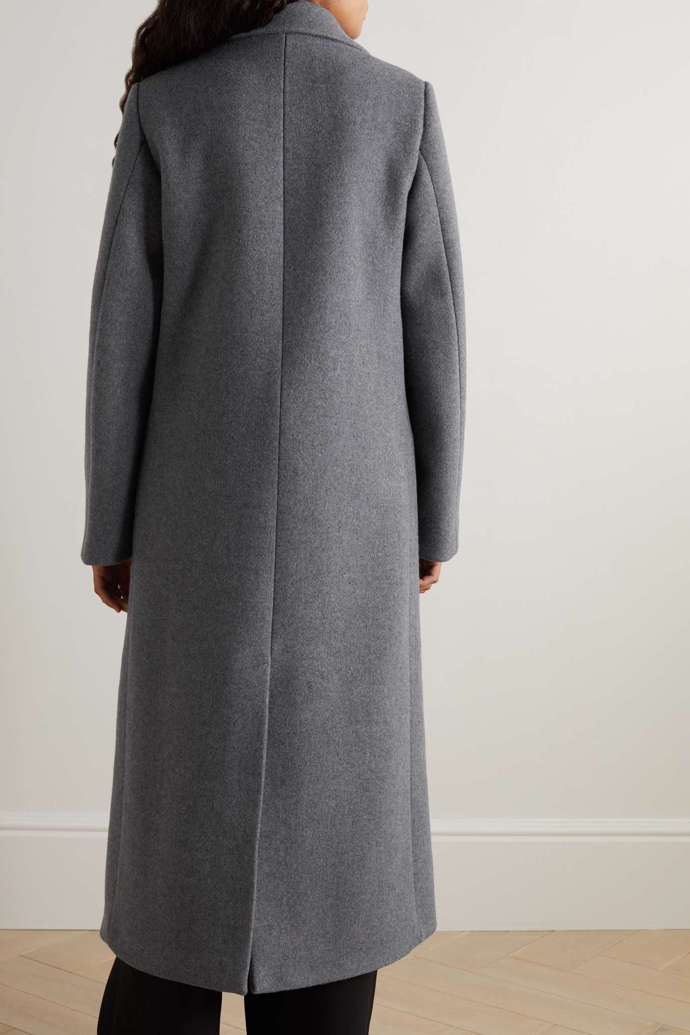 Mélange wool coat - 4