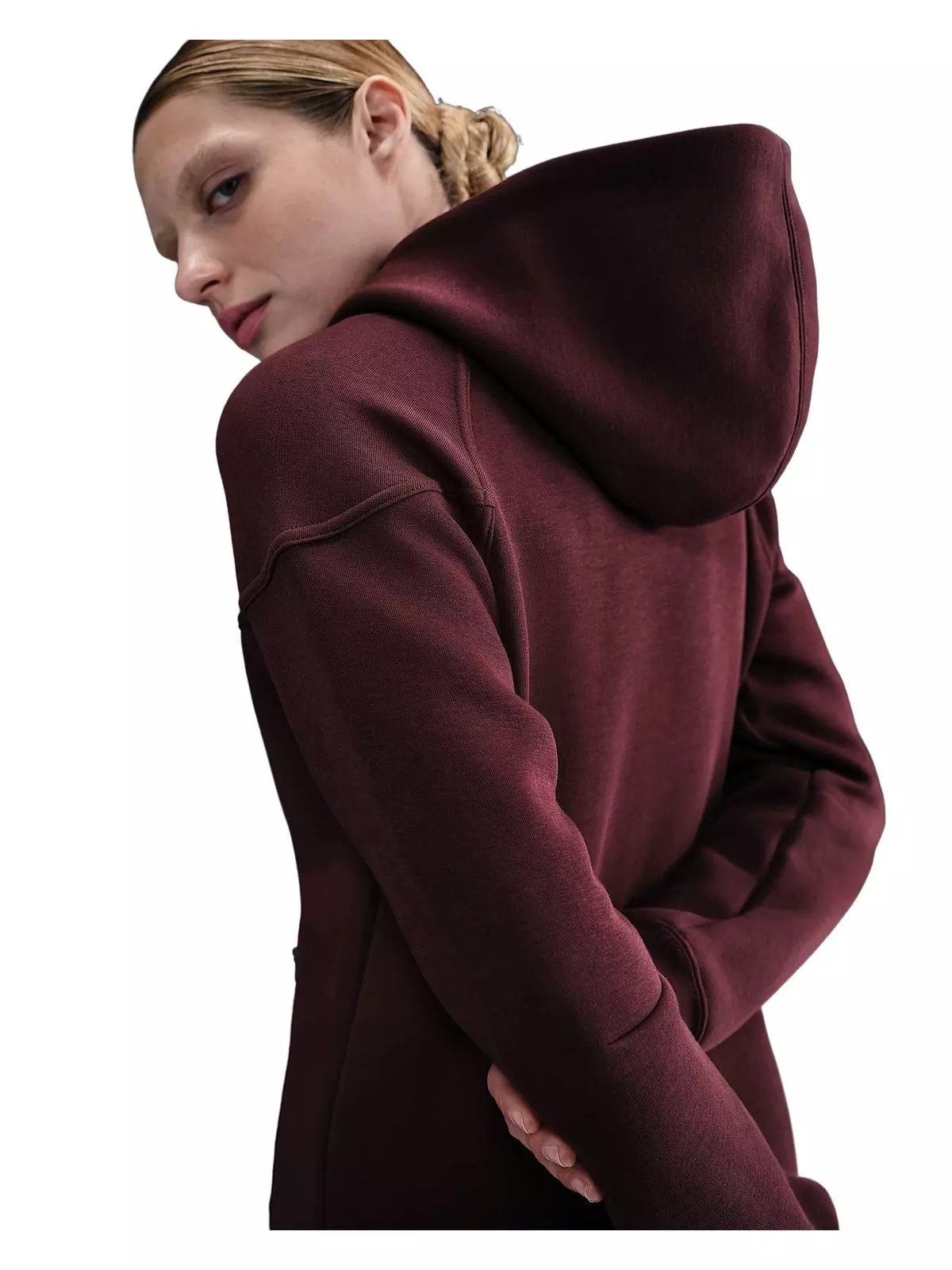 Women's Sportswear Tech Fleece Windrunner Full-Zip Jacket -Burgundy - 2