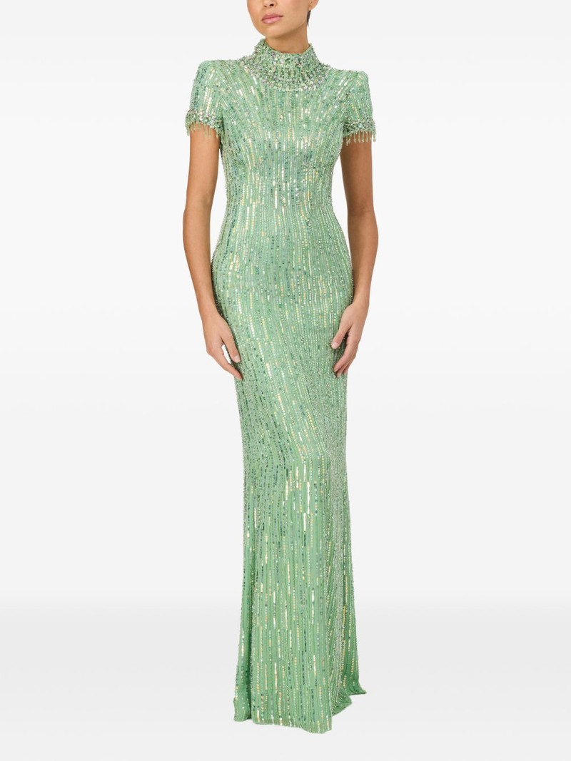 JENNY PACKHAM Madeleine beaded gown outlook