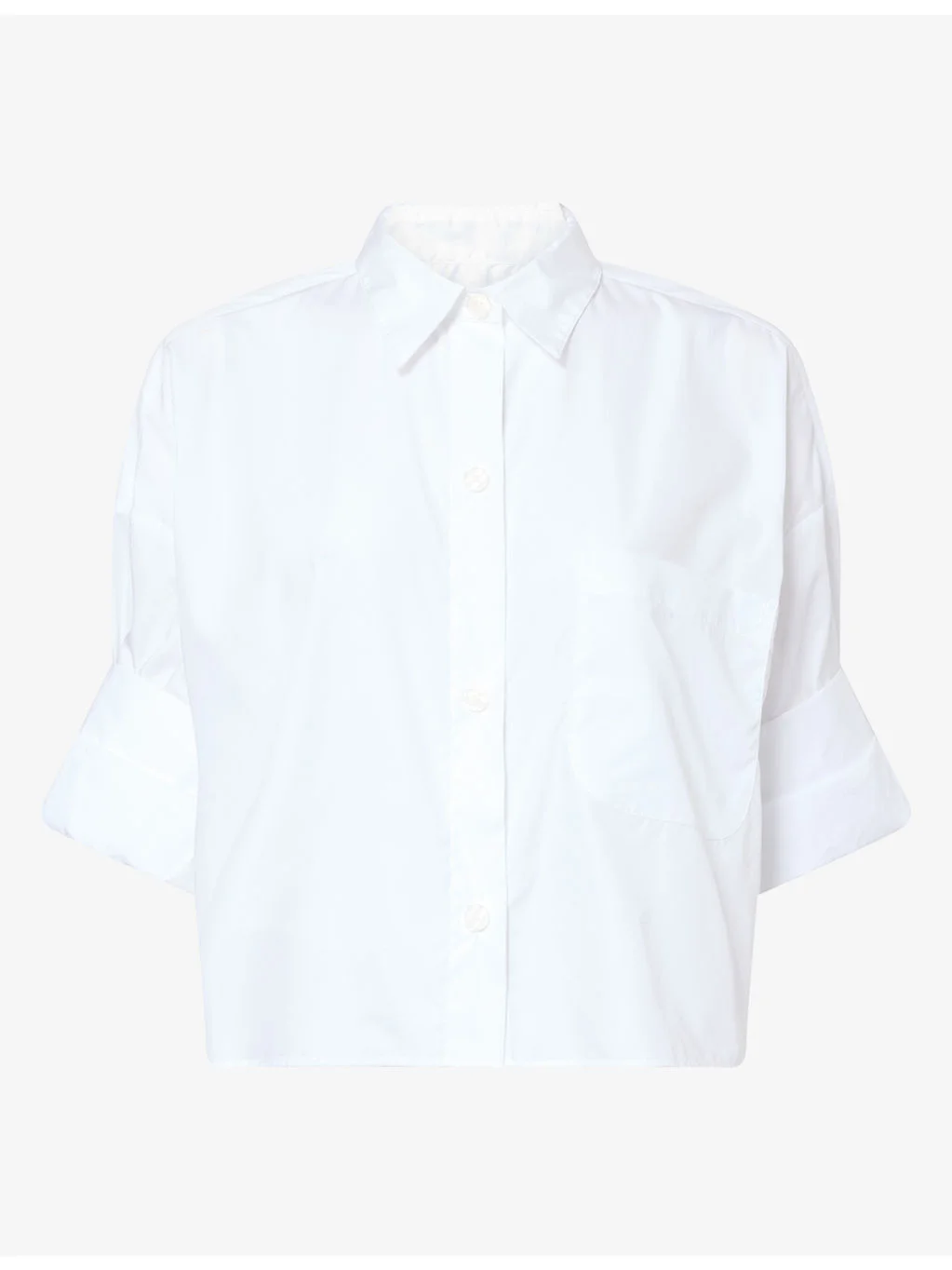 Next Ex Cropped Cotton Shirt - 1