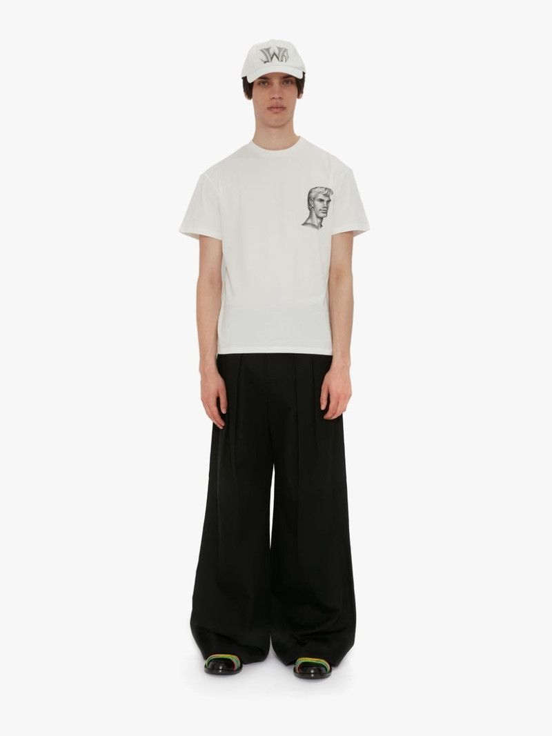 JW Anderson TOM OF FINLAND - CHEST ARTWORK FITTED SHORT SLEEVE T-SHIRT outlook