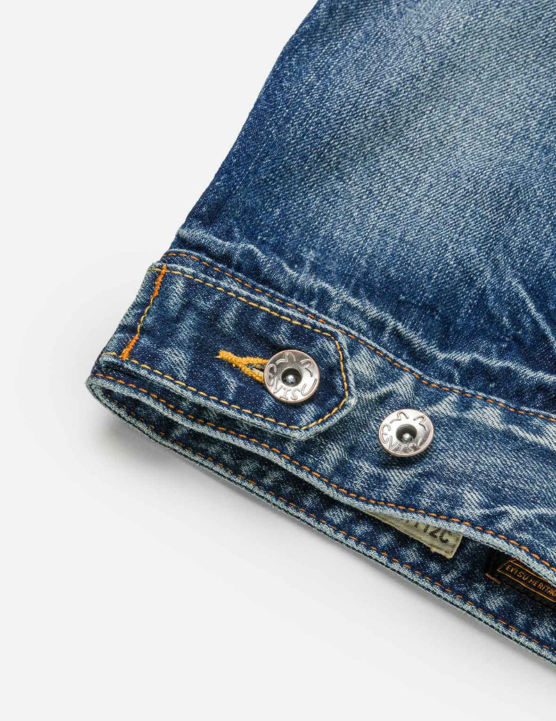 Evisu & Seagull Appliqué Denim Chinese Jacket 13