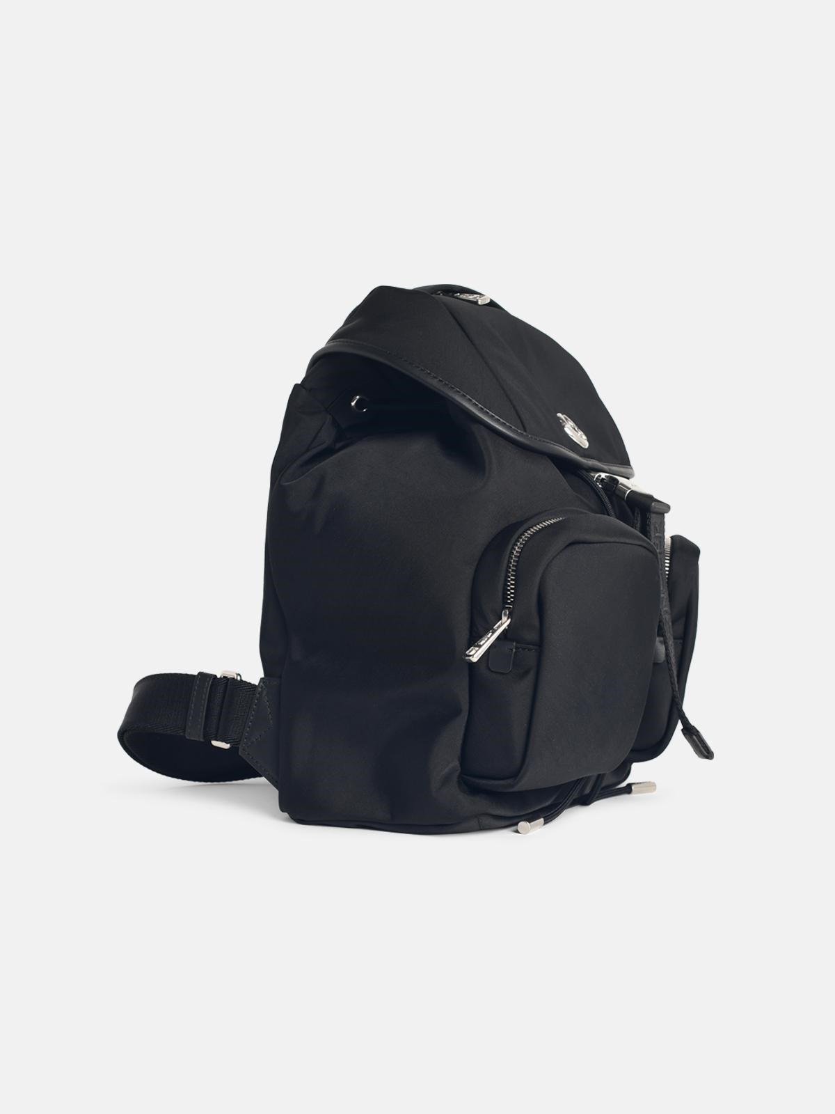 'NEW TRICK' BLACK POLYESTER BACKPACK - 2