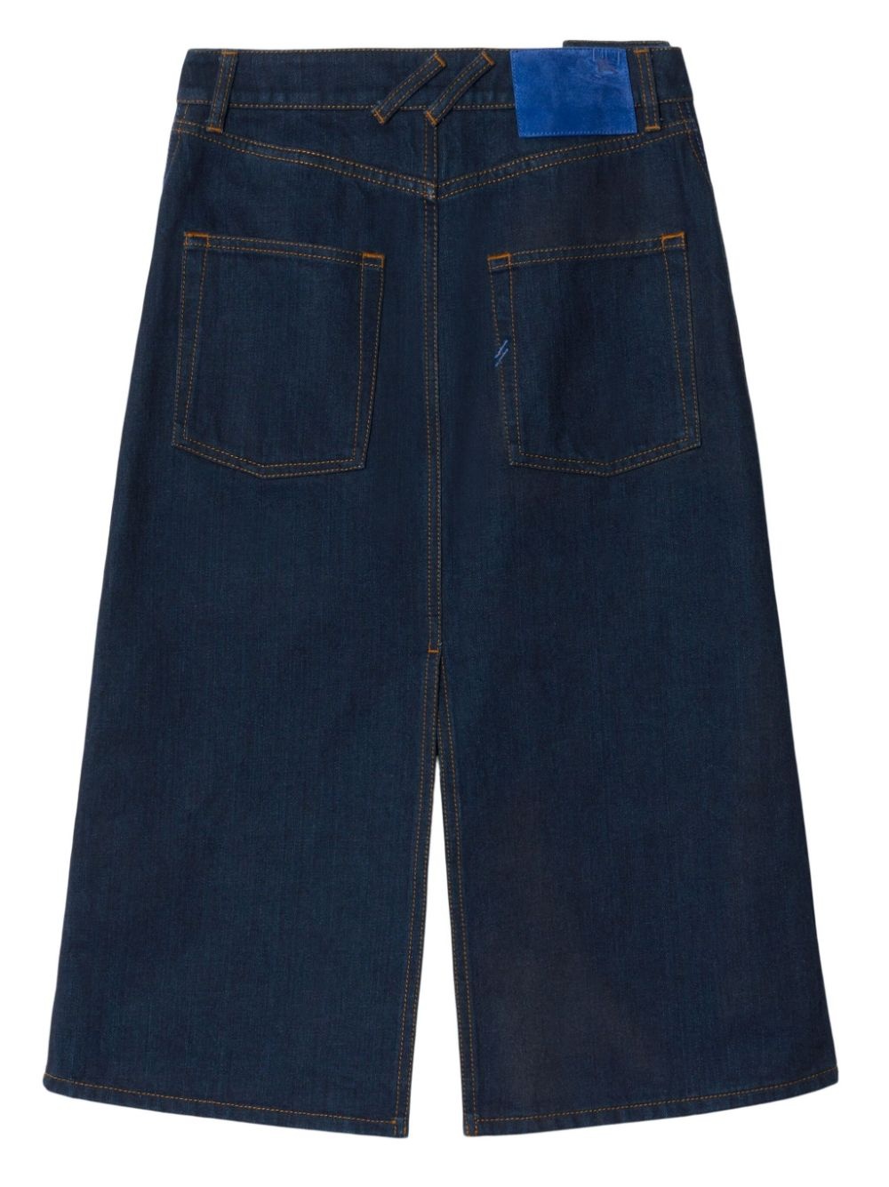 Japanese denim midi skirt - 5