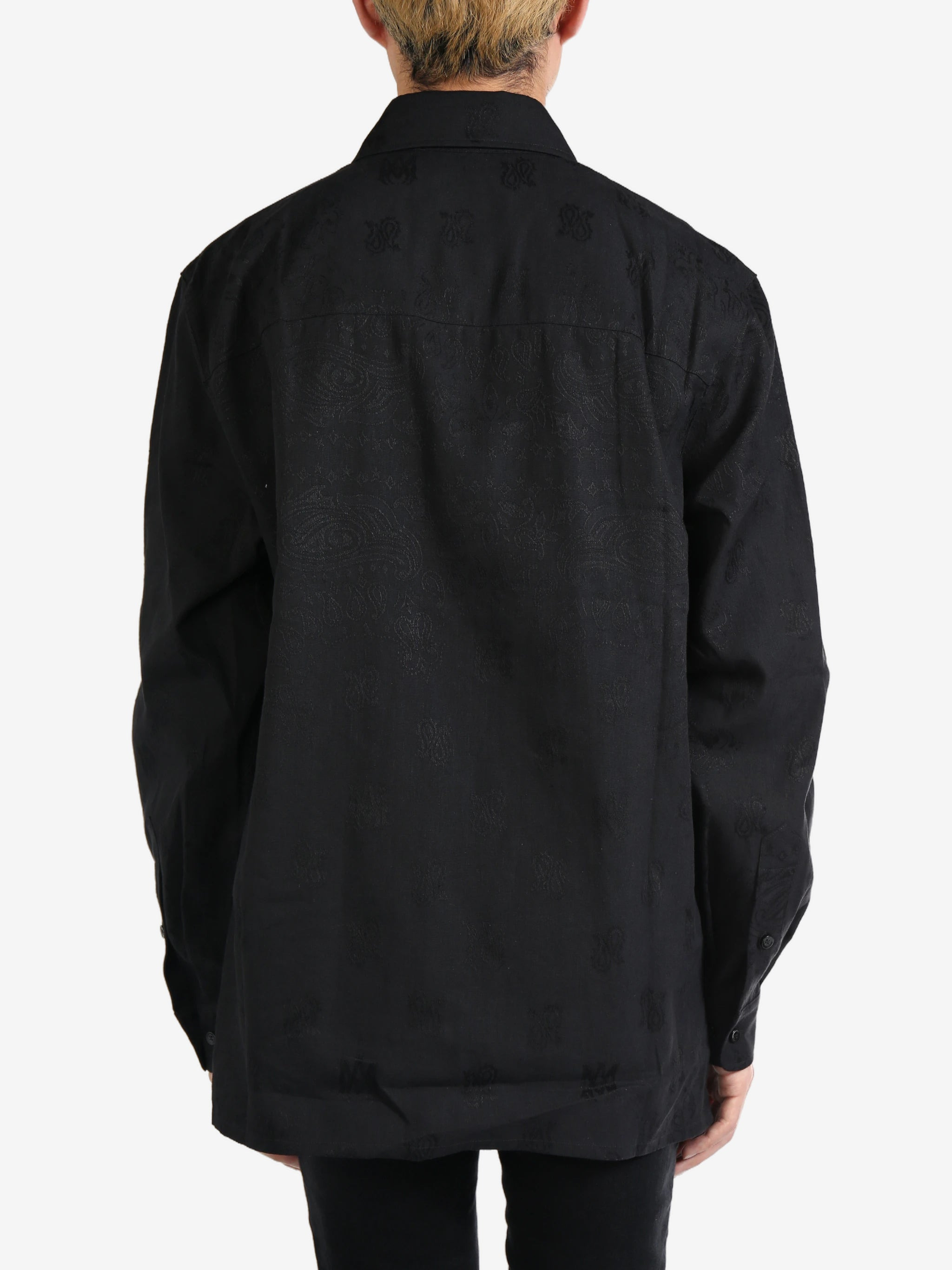 AMIRI Men MA Bandana Linen Shirt - 3