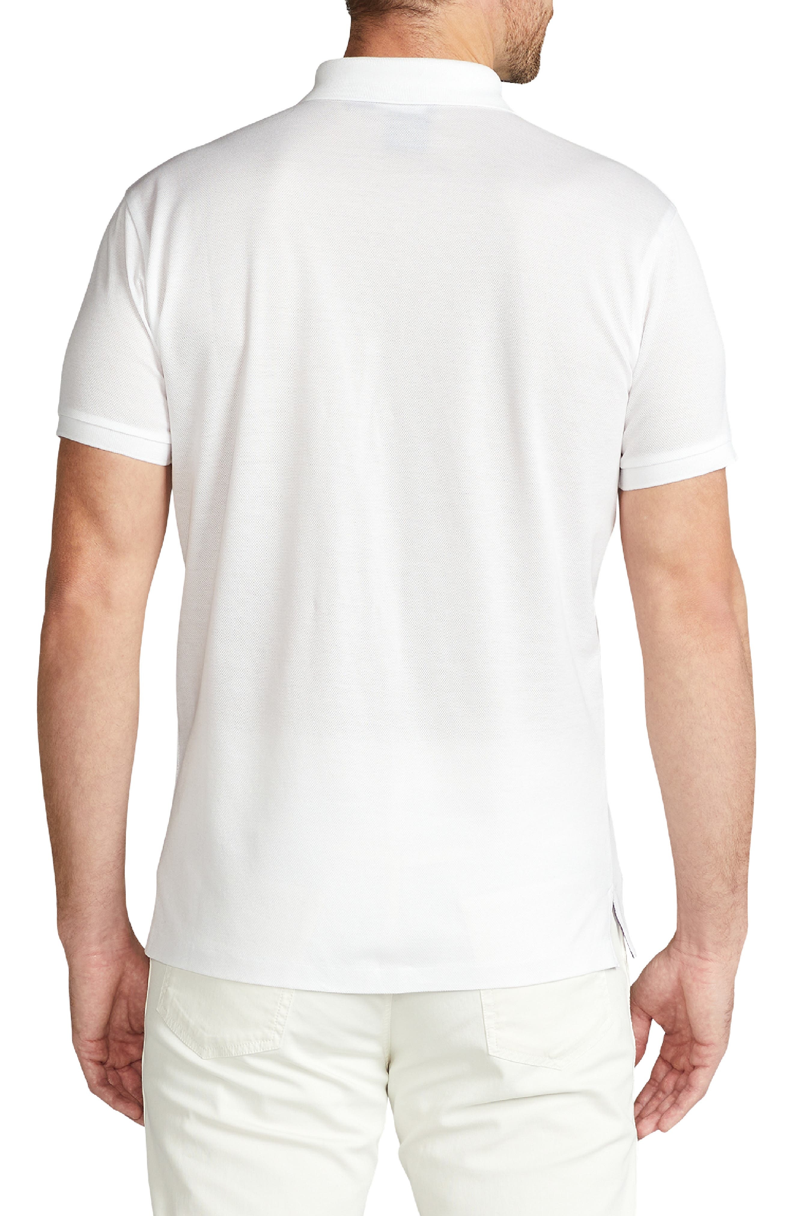 Embroidered Standing Horse Cotton Piqué Polo - 2