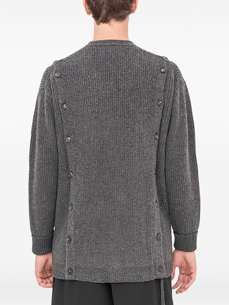button-up contrast-pocket cardigan 3