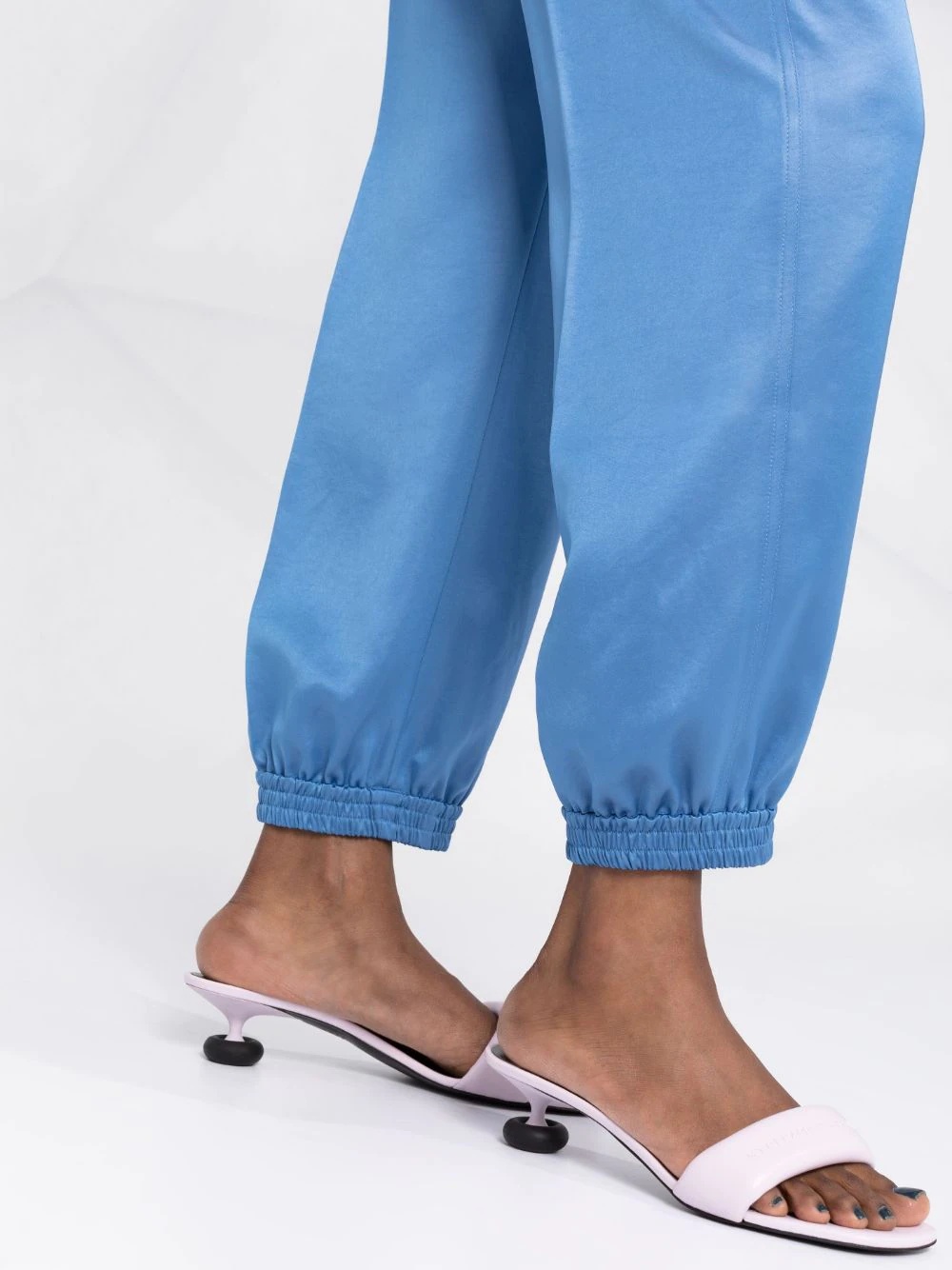 tapered satin trousers - 3