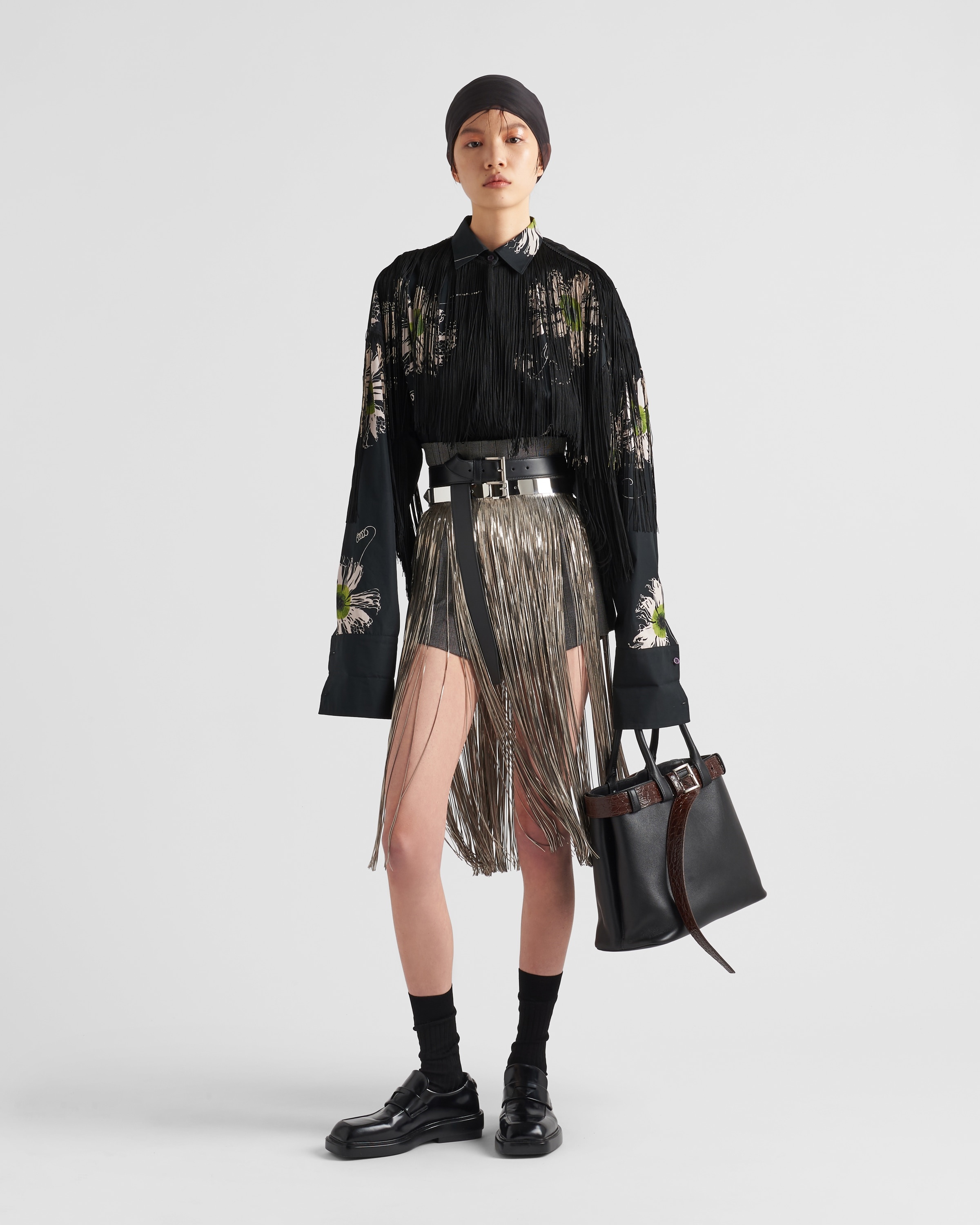 Printed poplin shirt - 2
