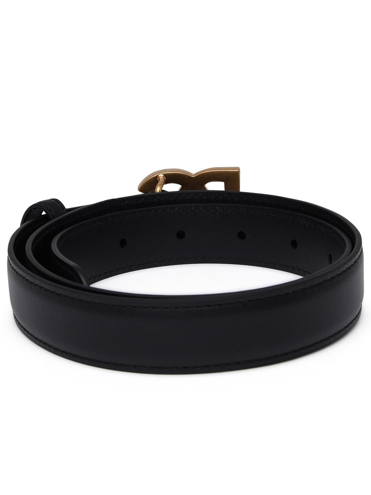 Dolce & Gabbana Black Leather Belt Women - 4