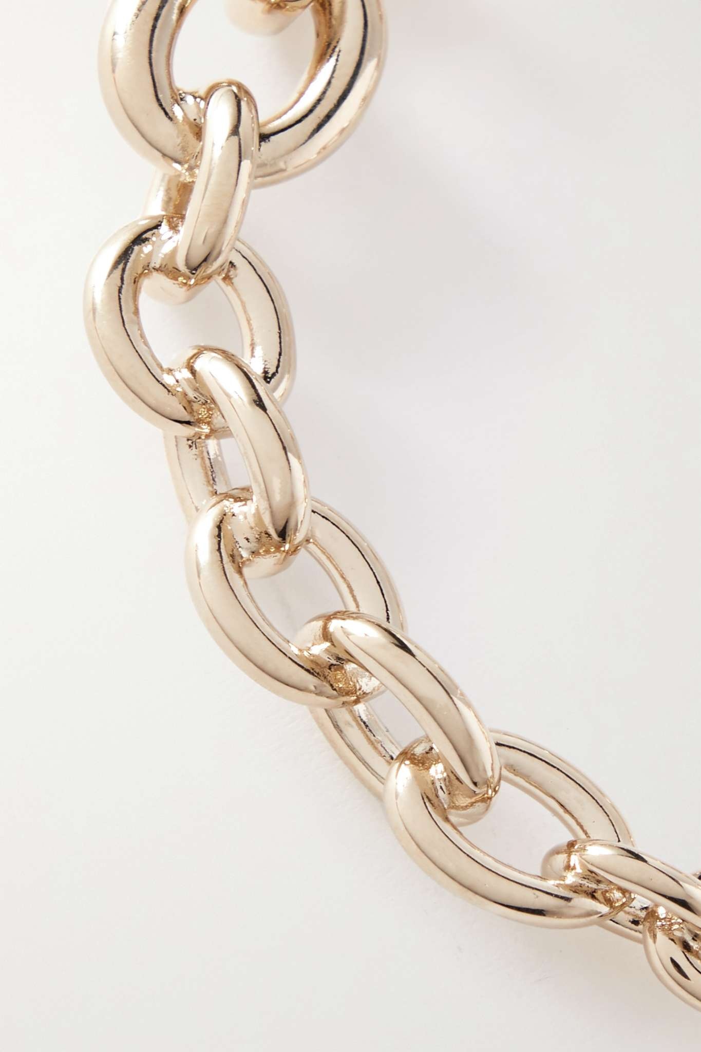 Les Creoles Node gold-tone hoop earrings - 4