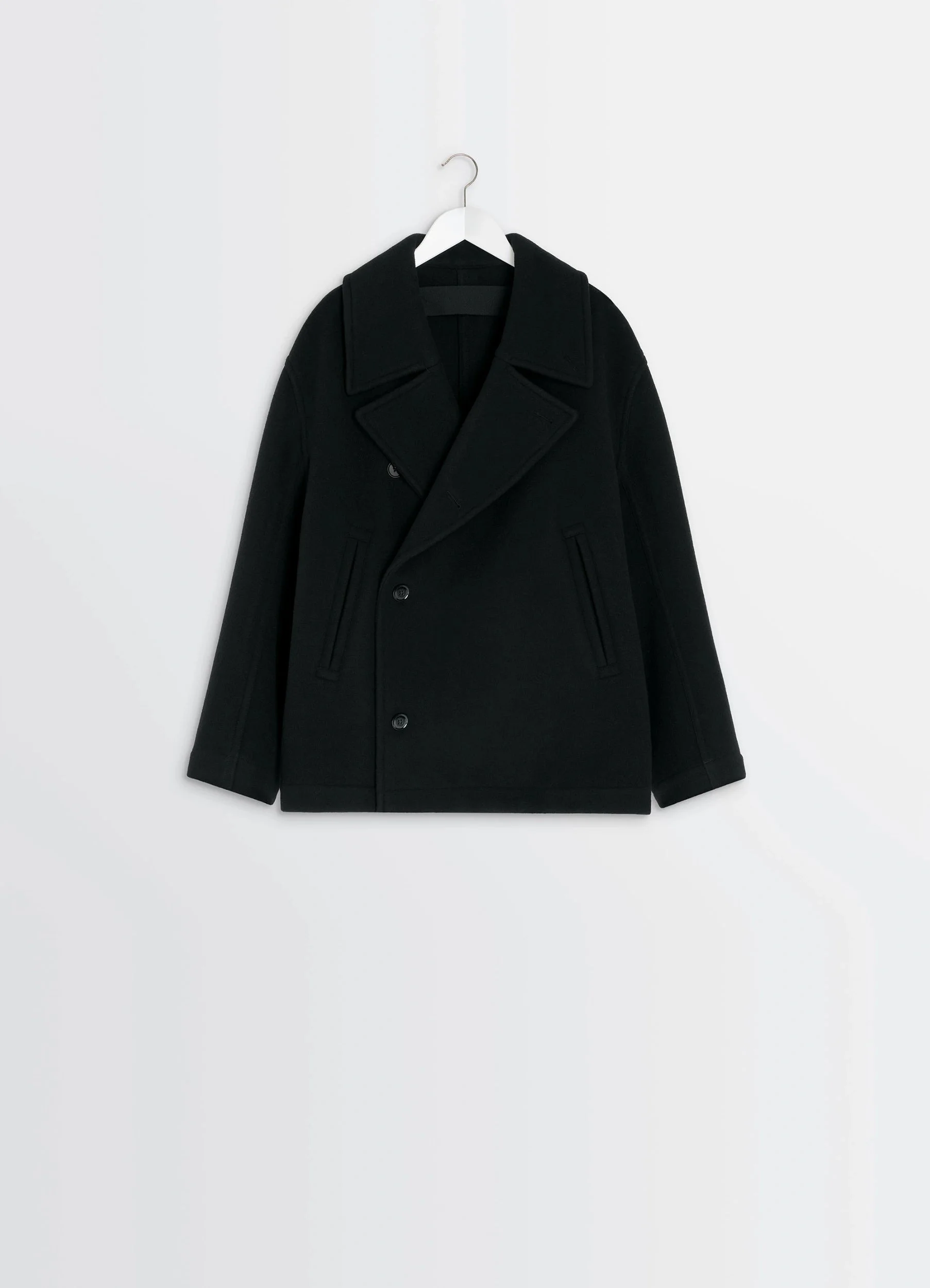 BOXY PEACOAT - 1
