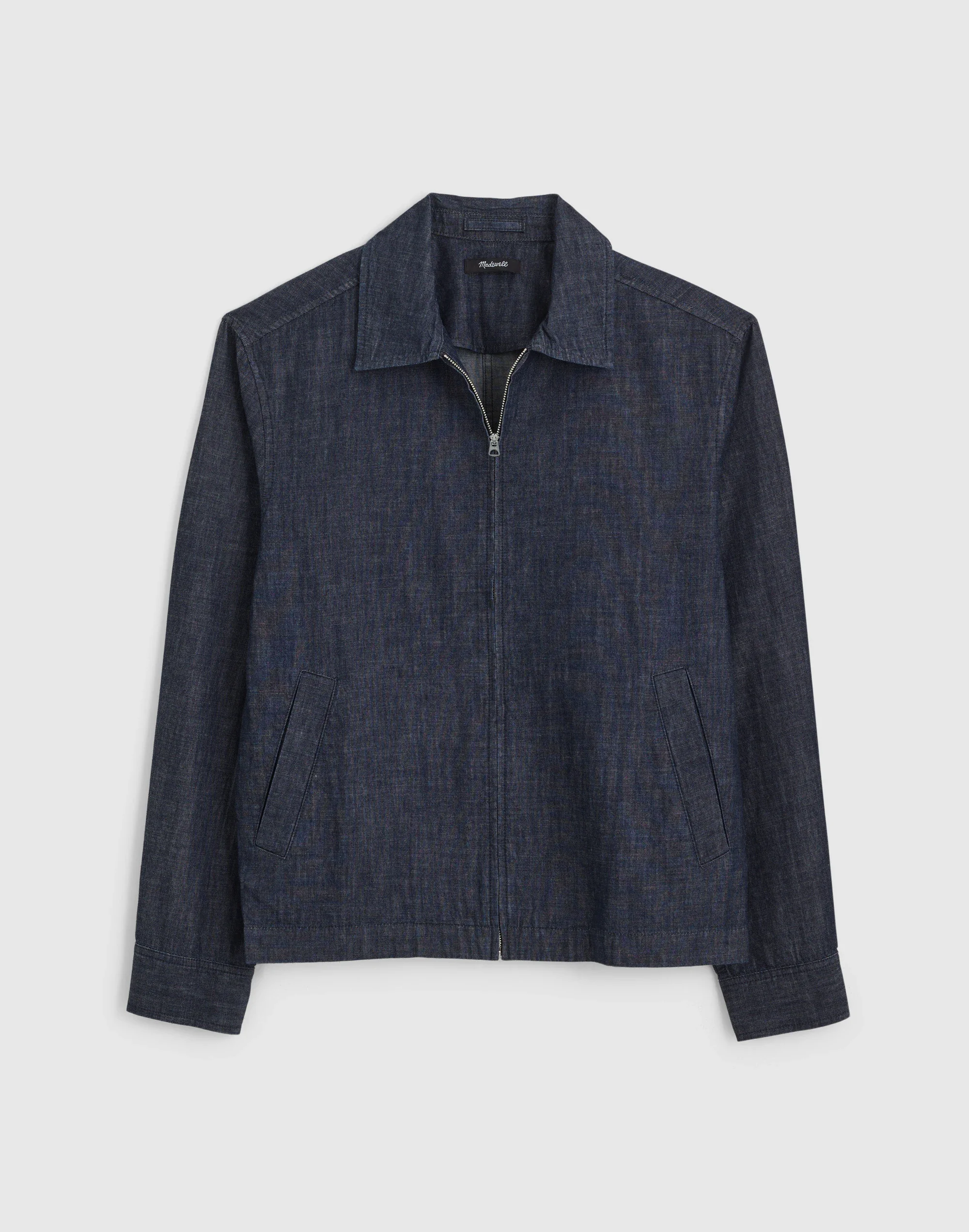 Zip-Front Jacket in Denim - 1