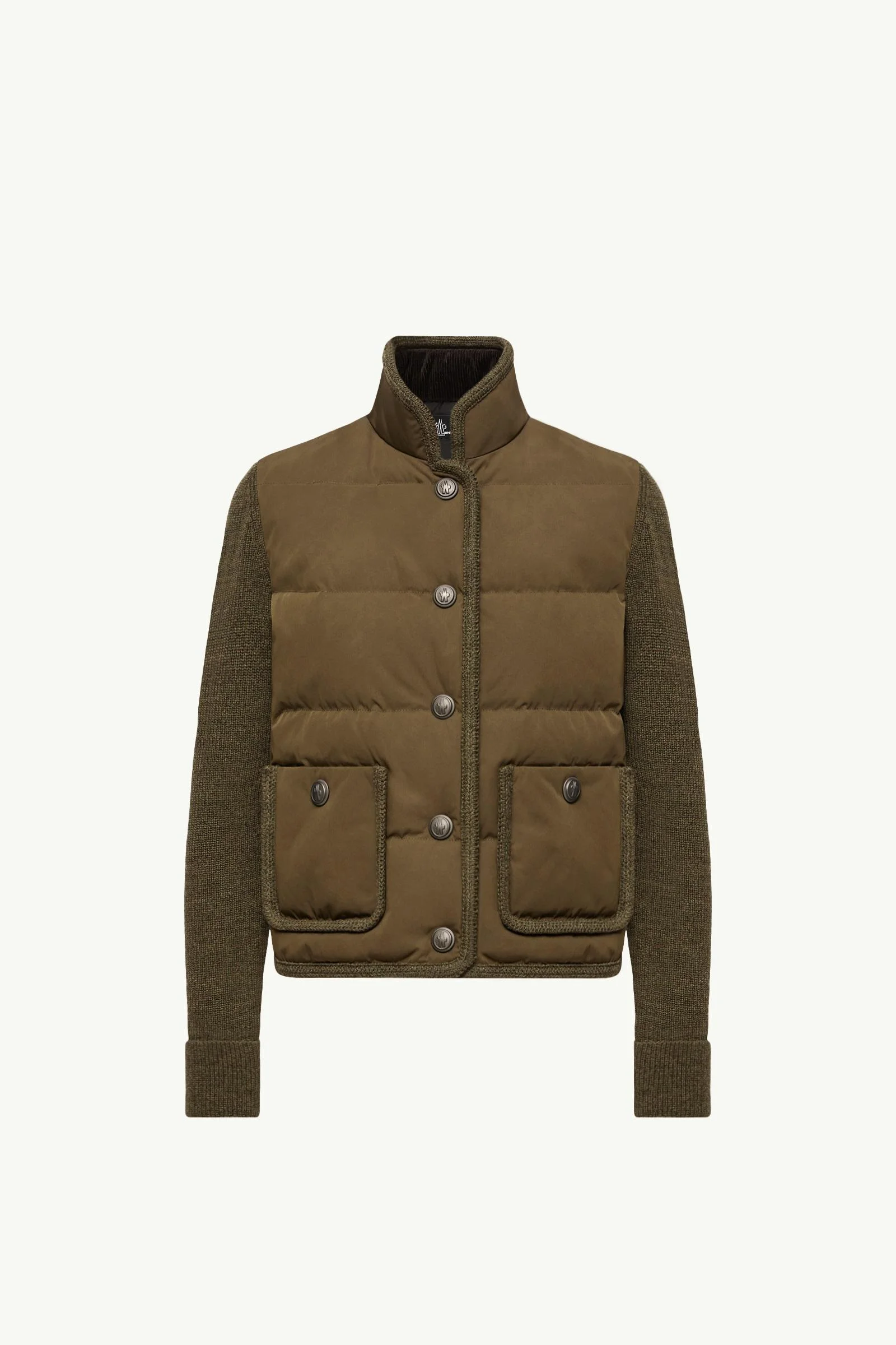 Wool Padded Cardigan - 1